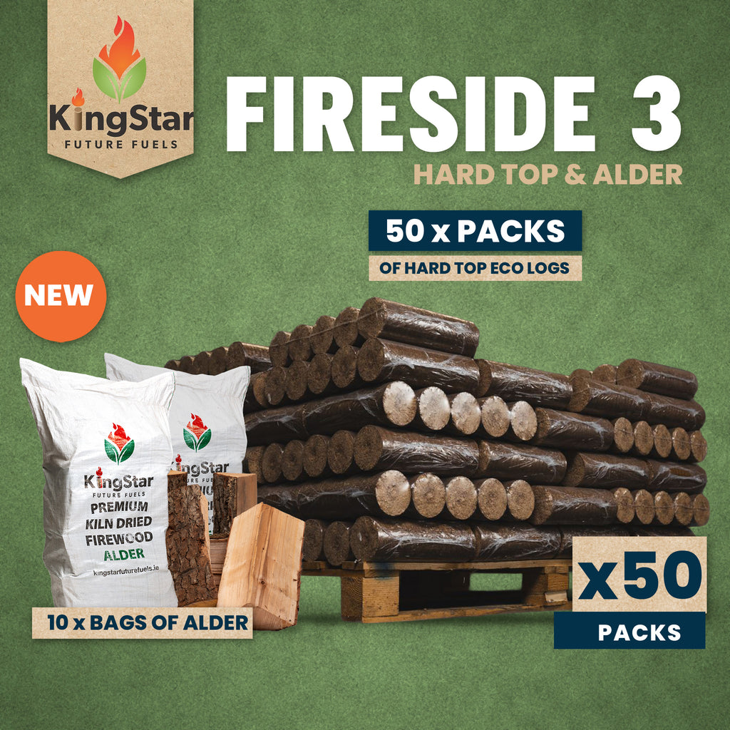 Fireside 3 – Hardtop Eco Logs & Kiln Dried Alder