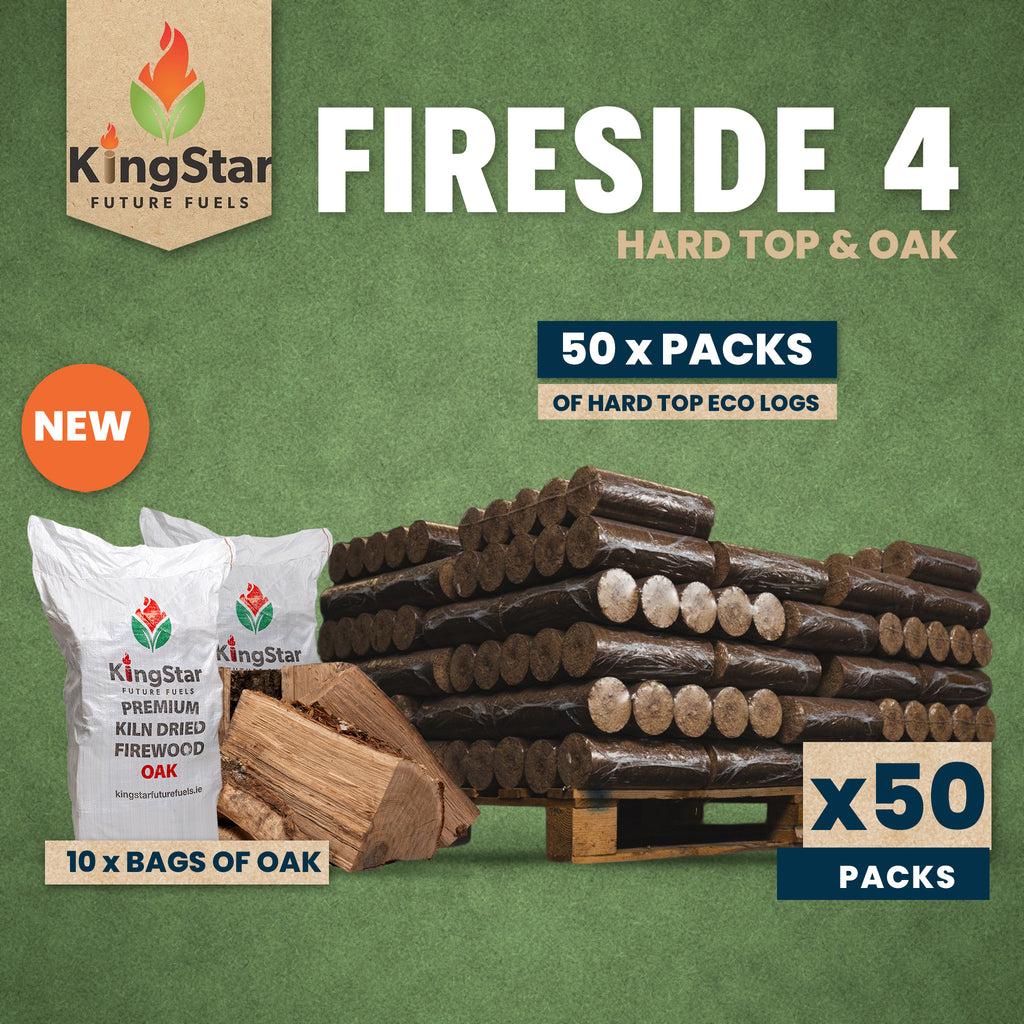 Fireside 4 – Hardtop Eco Logs & Kiln Dried Oak