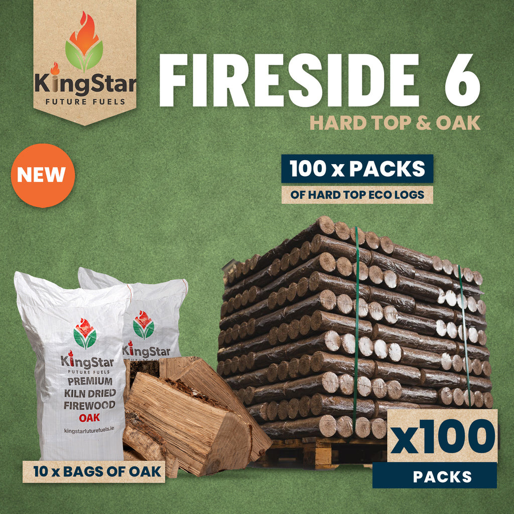 Fireside 6 – Hardtop Eco Logs & Kiln Dried Oak