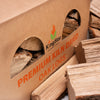 Close-up of Kingstar Premium Kiln Dried Oak Logs box