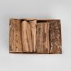 Open box of kiln dried Oak firewood logs
