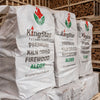 Kingstar bags of kiln dried Alder firewood on a pallet
