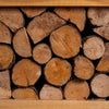 Stack of kiln dried Alder firewood logs