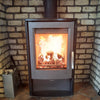 eco fire logs hard tap half pallet of 50 packs alternative to peat briquettes burning in a stove