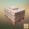 premium eco fire logs half pallet of 50 packs alternative to peat briquettes